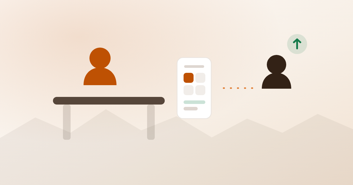 An agent booking a seat for somebody at the counter
